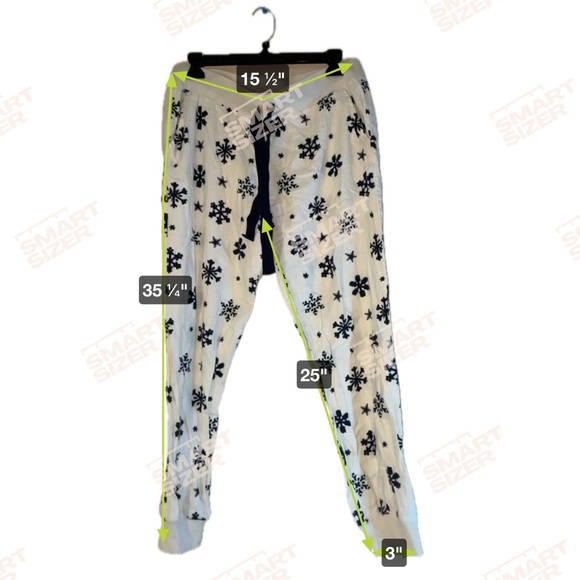 Aerie Cotton Snowflake Pajama Bottoms Size M - Picture 8 of 8